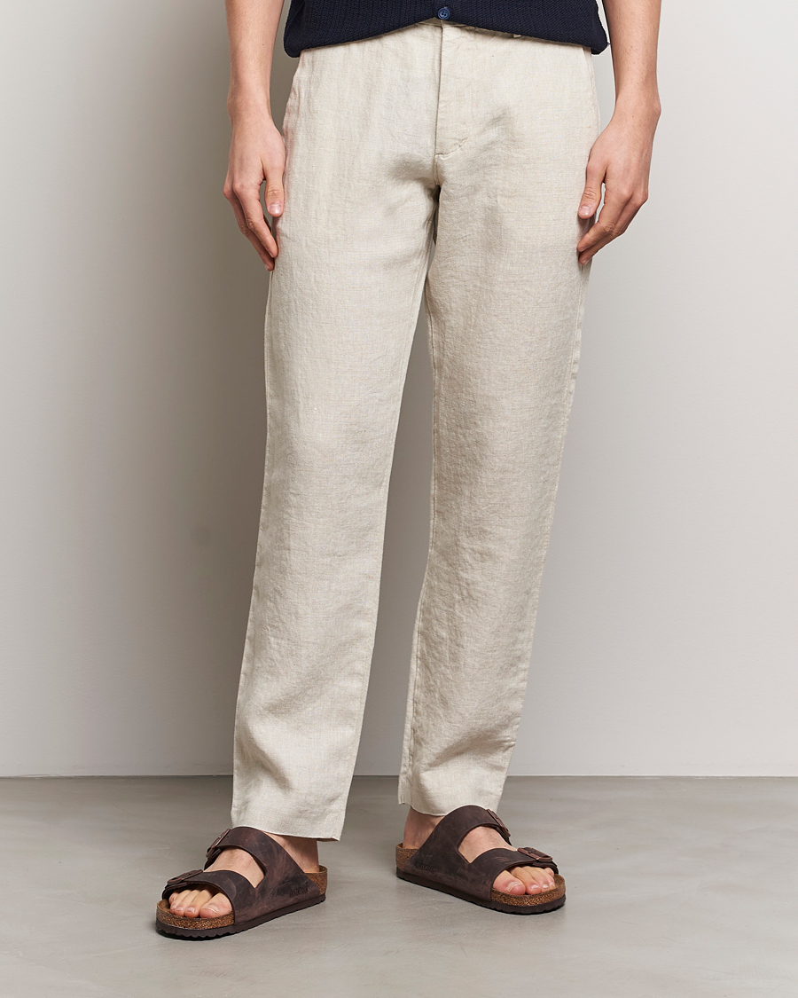 Homme | Pantalons | NN07 | Theo Linen Trousers Oat