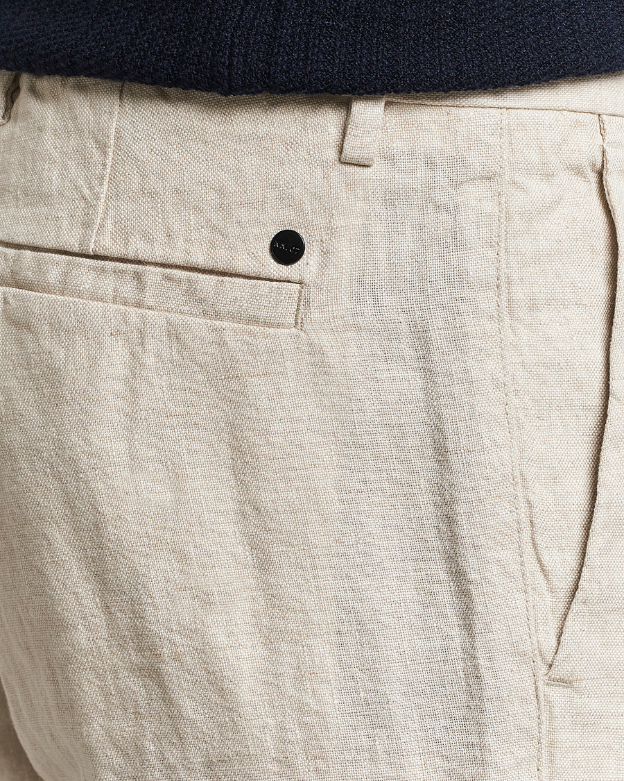 Homme | Pantalons | NN07 | Theo Linen Trousers Oat
