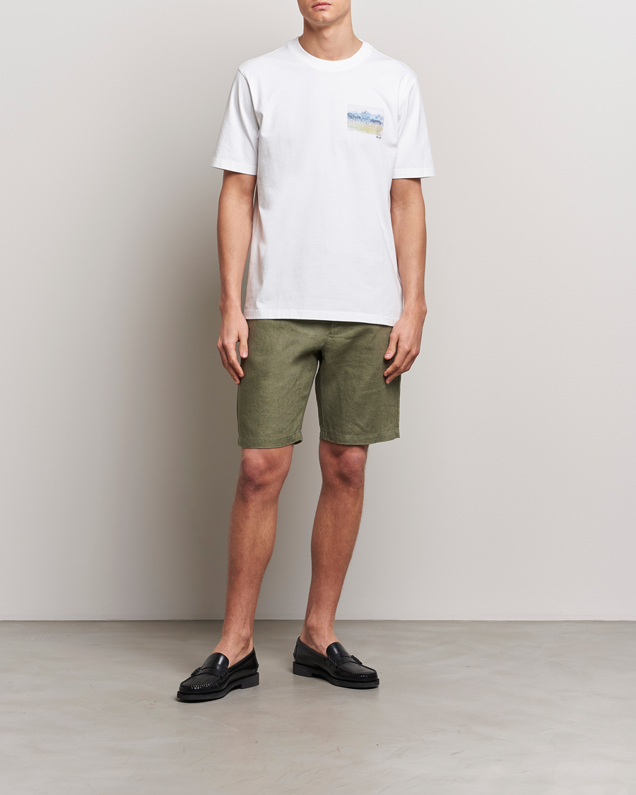 Homme | Shorts | NN07 | Crown Linen Shorts Lichten Green