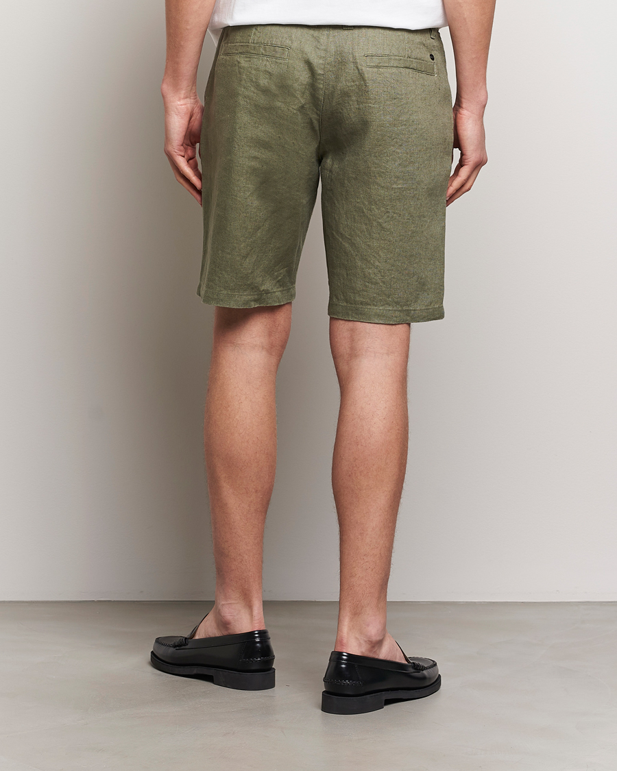 Homme | Shorts | NN07 | Crown Linen Shorts Lichten Green