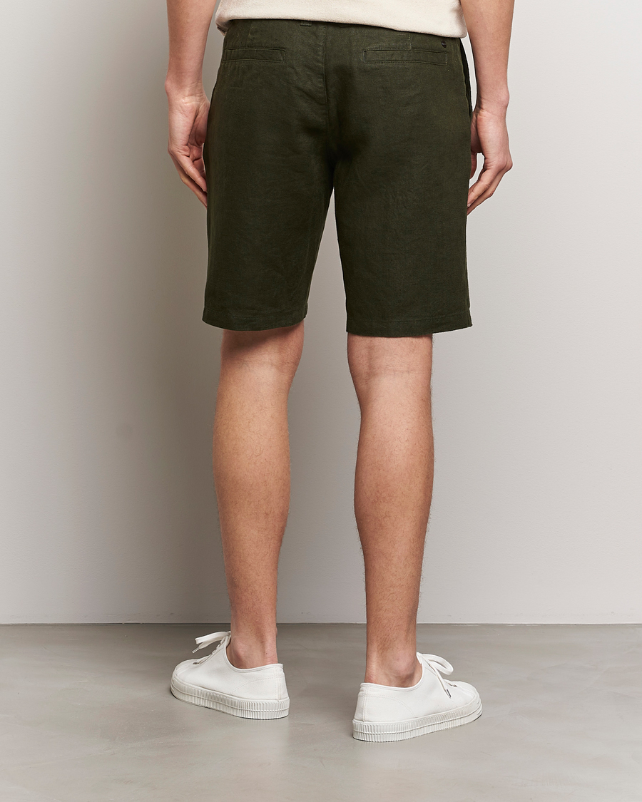 Homme | Shorts | NN07 | Crown Linen Shorts Rosin Green