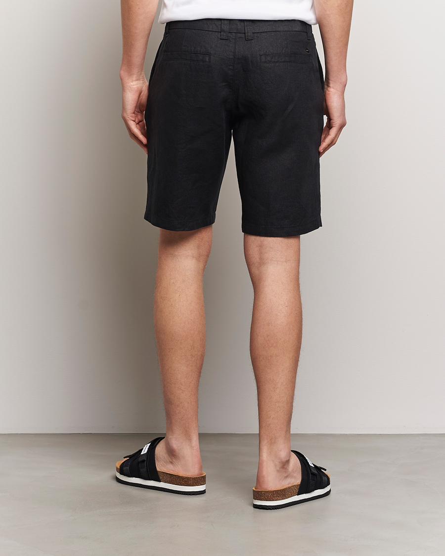 Homme | Shorts | NN07 | Crown Linen Shorts Black