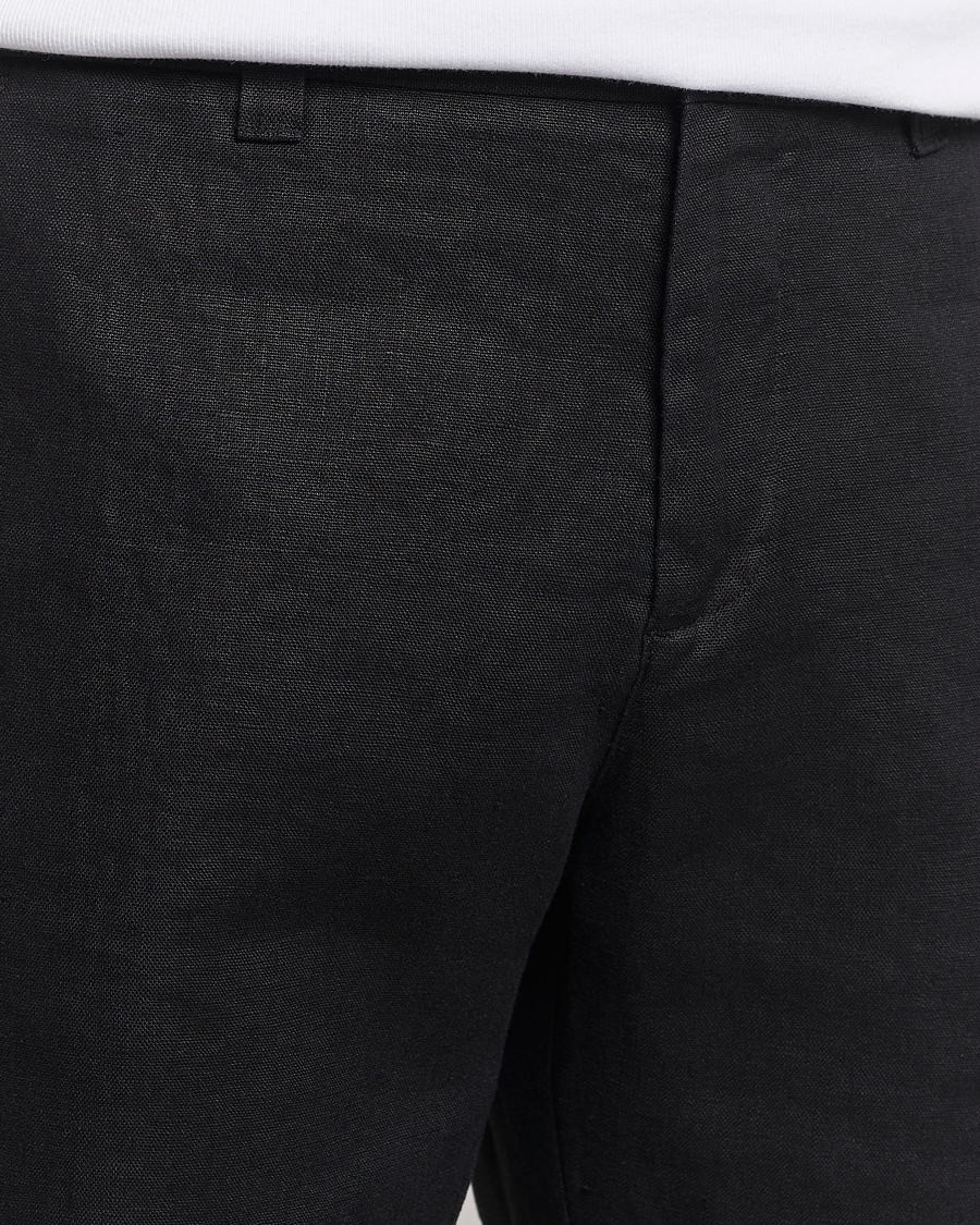 Homme | Shorts | NN07 | Crown Linen Shorts Black