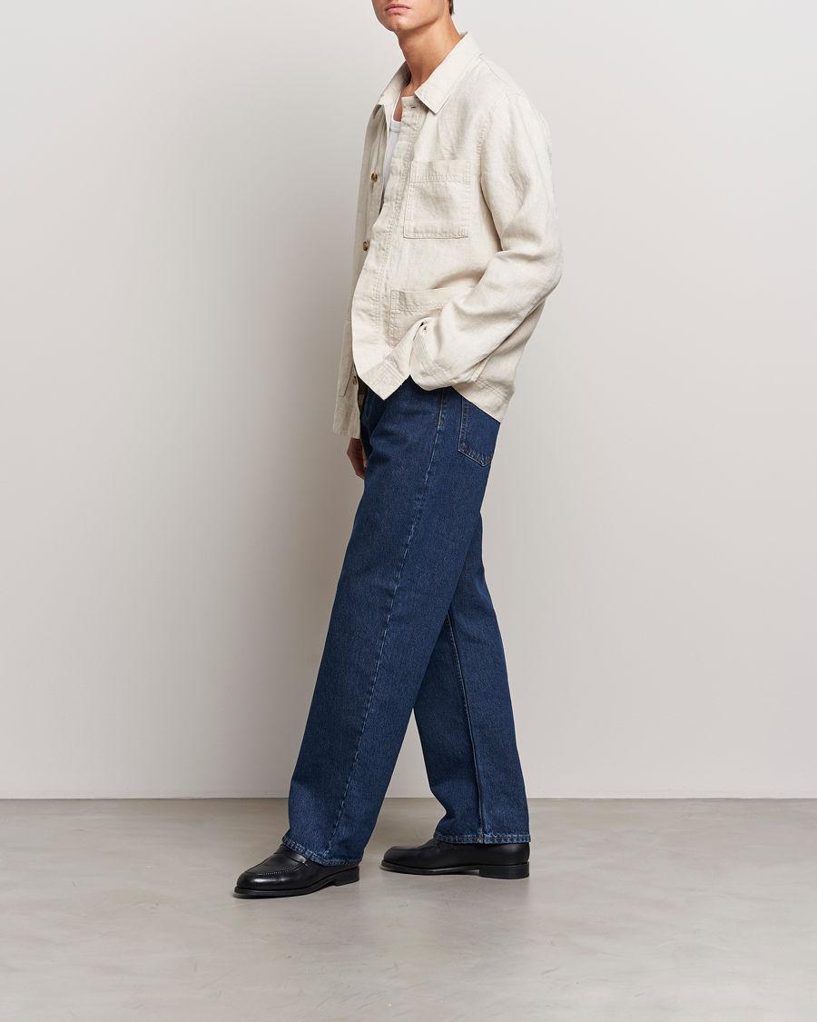 Homme | Chemises | NN07 | Olav Linen Overshirt Oat