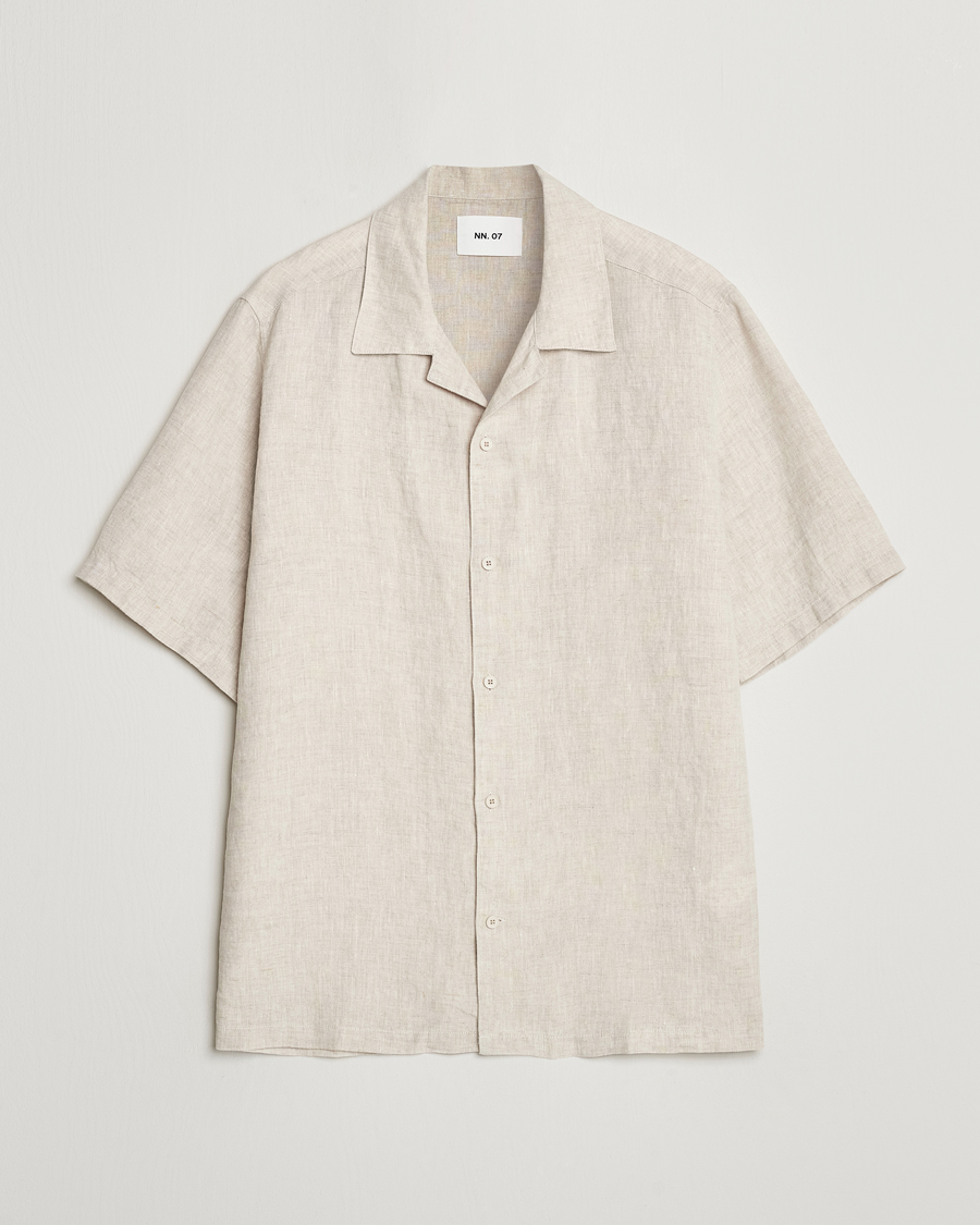 Homme | Chemises | NN07 | Julio Linen Resort Shirt Oat