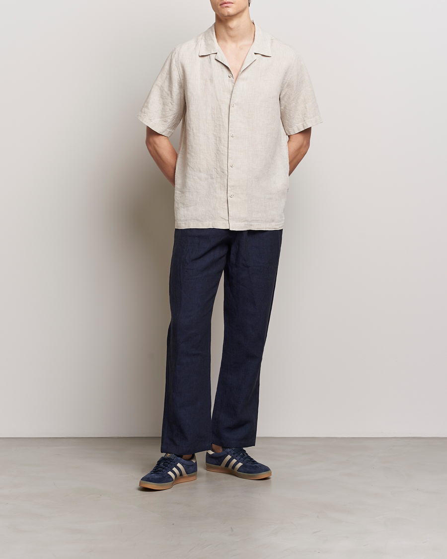 Homme | Chemises | NN07 | Julio Linen Resort Shirt Oat