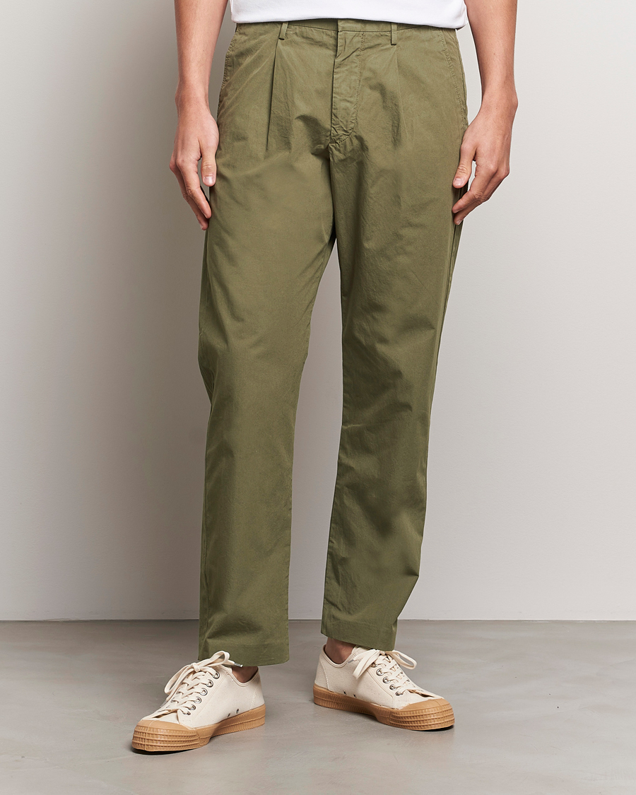 Homme | Pantalons | NN07 | Bill Cotton Trousers Capers Green