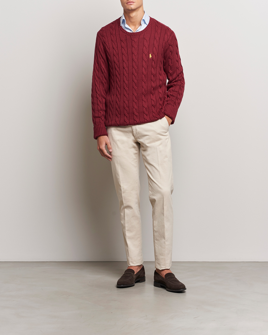 Homme | Pulls Et Tricots | Polo Ralph Lauren | Cotton Cable Pullover Red Carpet