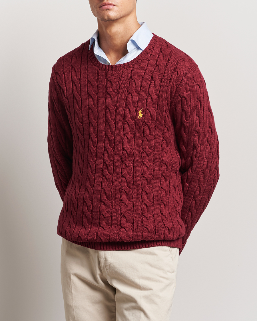 Homme | Pulls Et Tricots | Polo Ralph Lauren | Cotton Cable Pullover Red Carpet