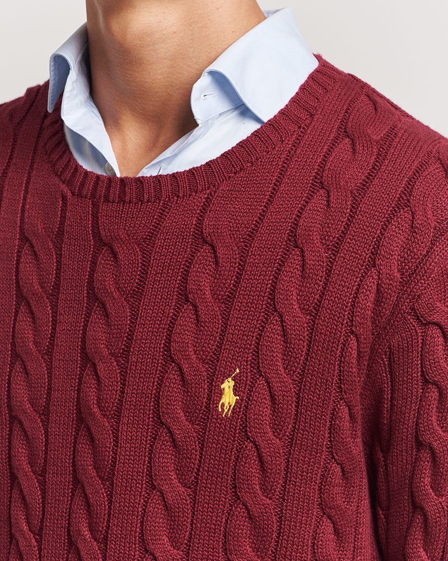 Homme | Pulls Et Tricots | Polo Ralph Lauren | Cotton Cable Pullover Red Carpet