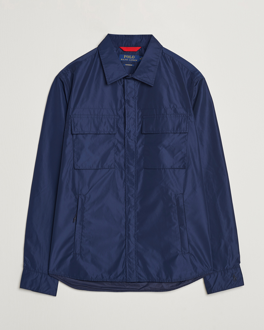 Homme | Manteaux Et Vestes | Polo Ralph Lauren | Water-Repellent Shirt Jacket Newport Navy