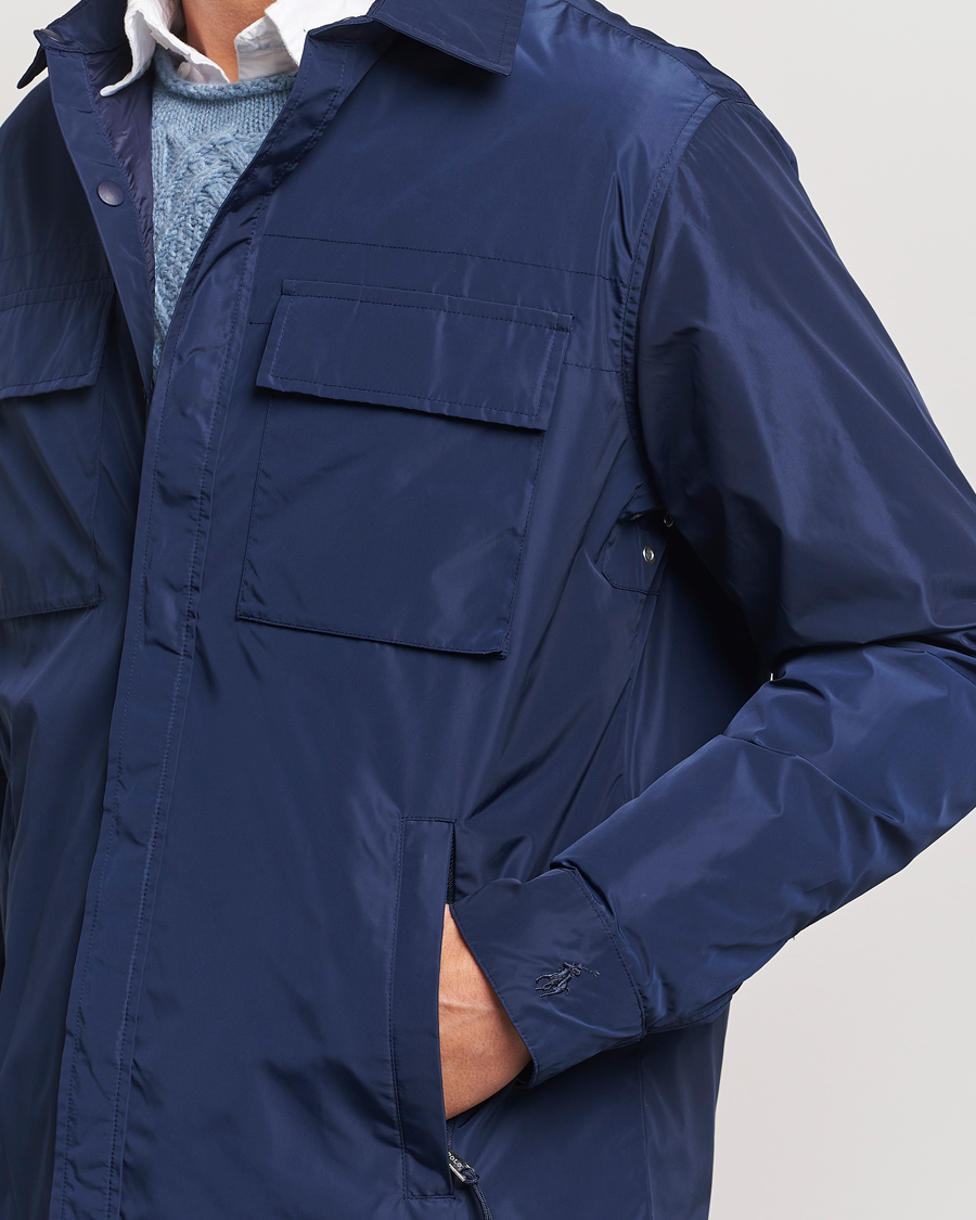 Homme | Manteaux Et Vestes | Polo Ralph Lauren | Water-Repellent Shirt Jacket Newport Navy