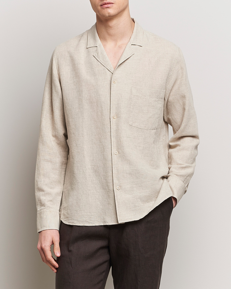 Homme | Chemises | Oscar Jacobson | Helios Reg Shirt Beige