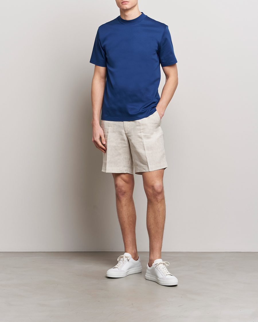 Homme | Shorts | J.Lindeberg | Baron Linen Shorts Safari Beige