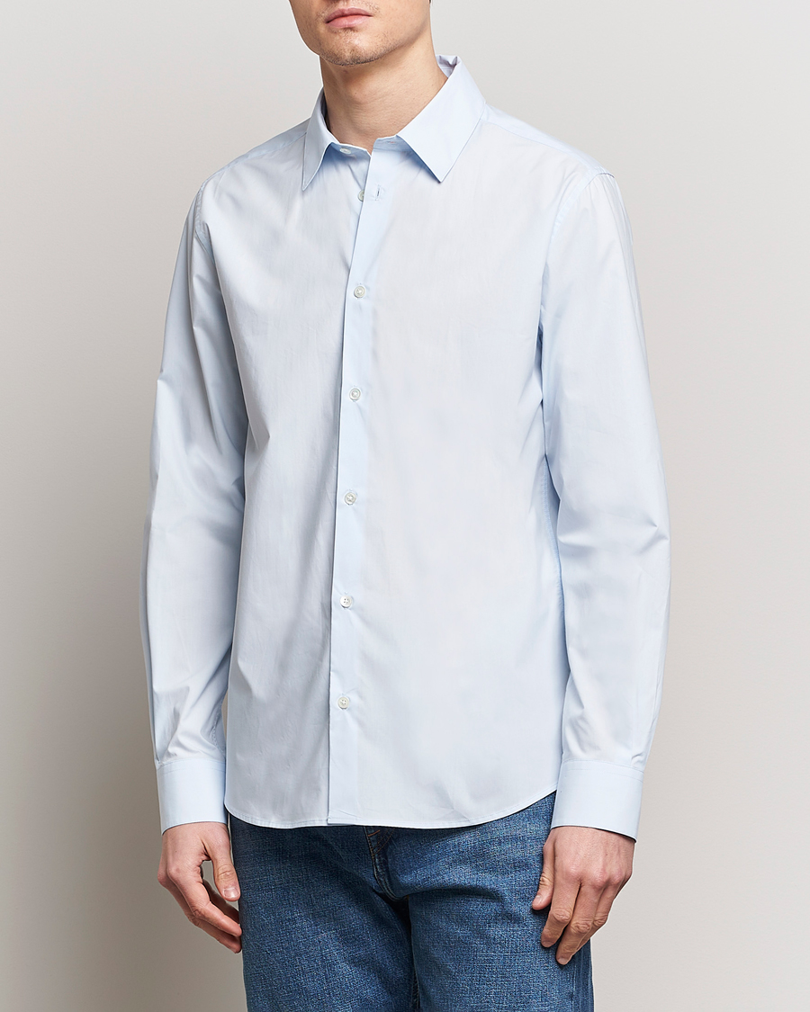 Homme | A Day's March | A Day's March | Tipton Poplin Shirt Sky Blue