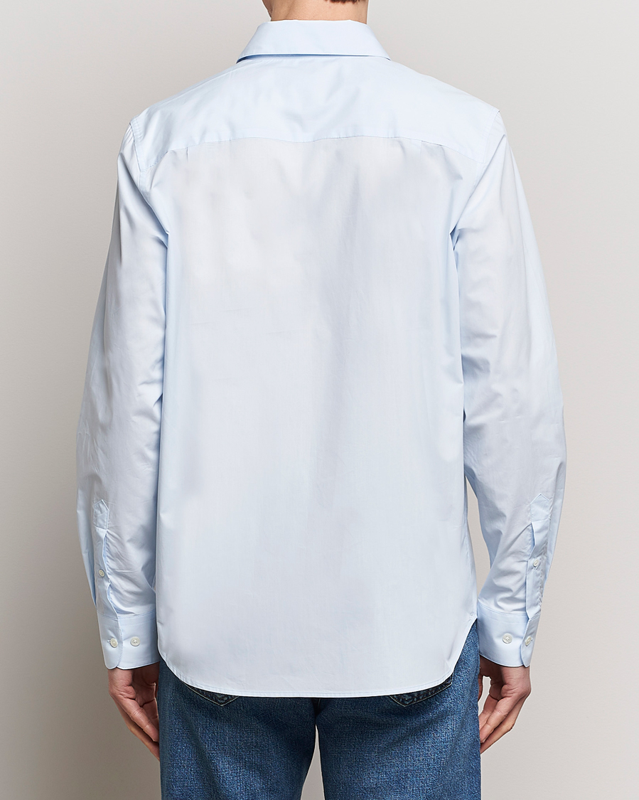 Homme | Chemises | A Day's March | Tipton Poplin Shirt Sky Blue