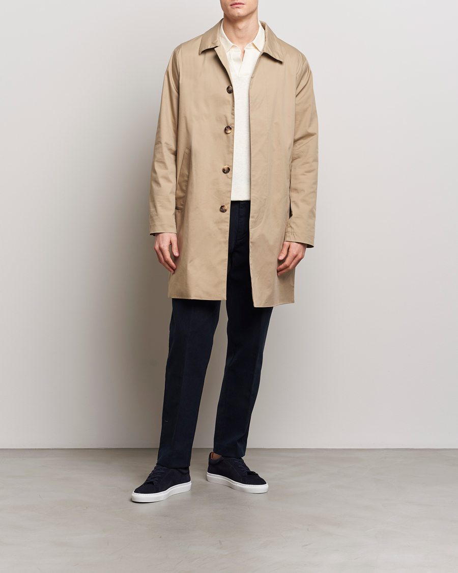 Homme | Pantalons | A Day's March | Miller Cotton/Lyocell Trousers Navy