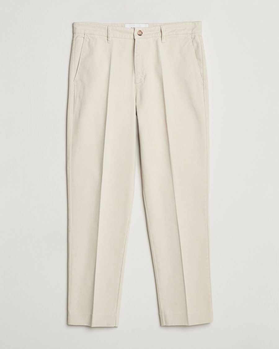 Homme | Pantalons | A Day's March | Miller Cotton Lyocell Trousers Oyster