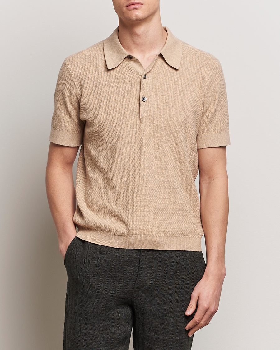 Homme | Polos | A Day's March | Rosehall Bric Polo Khaki