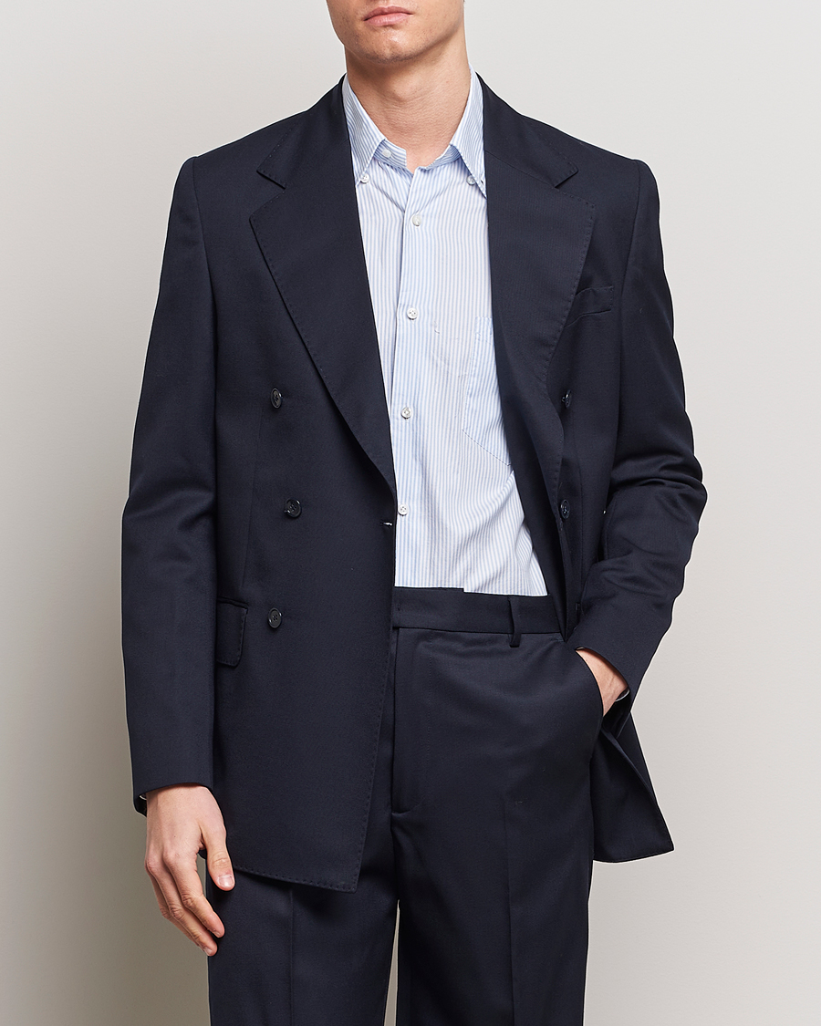 Homme | Nouveautés | A Day's March | Welland Double Breasted Blazer Navy