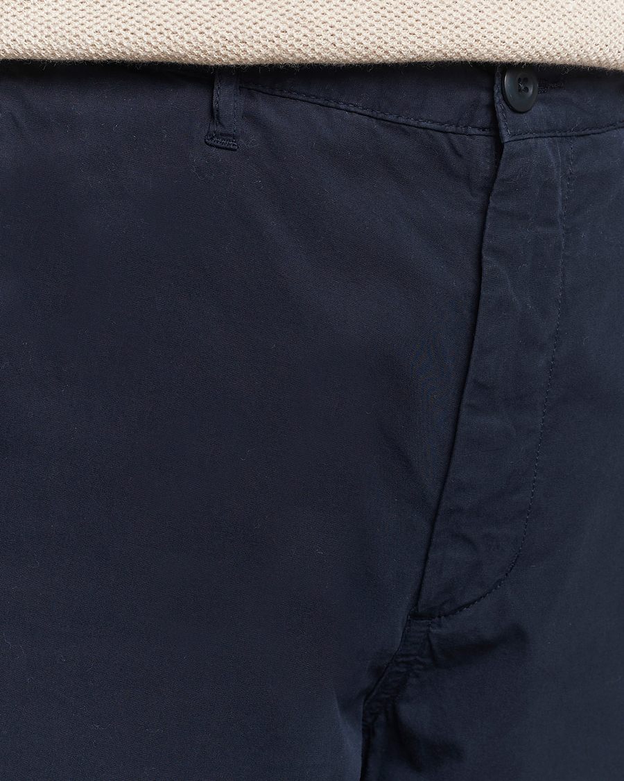 Homme | Pantalons | A Day's March | Redwood Light Cotton Trousers Navy