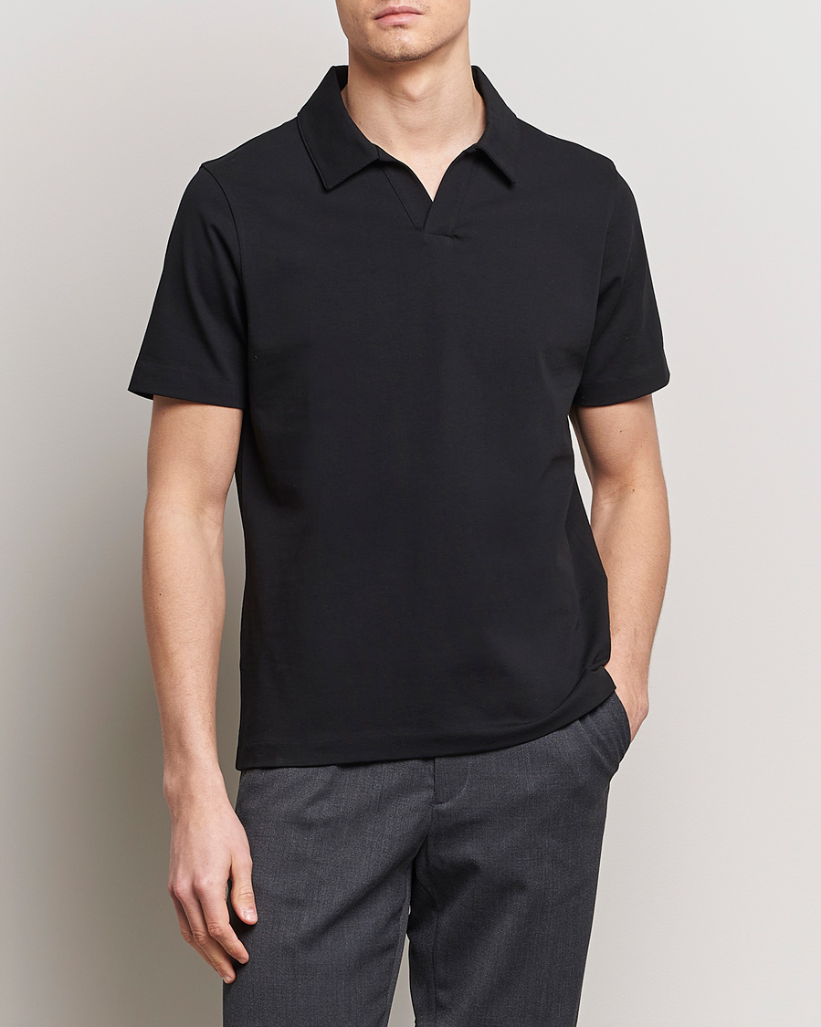 Homme | A Day's March | A Day's March | Greylock Jersey Polo Black