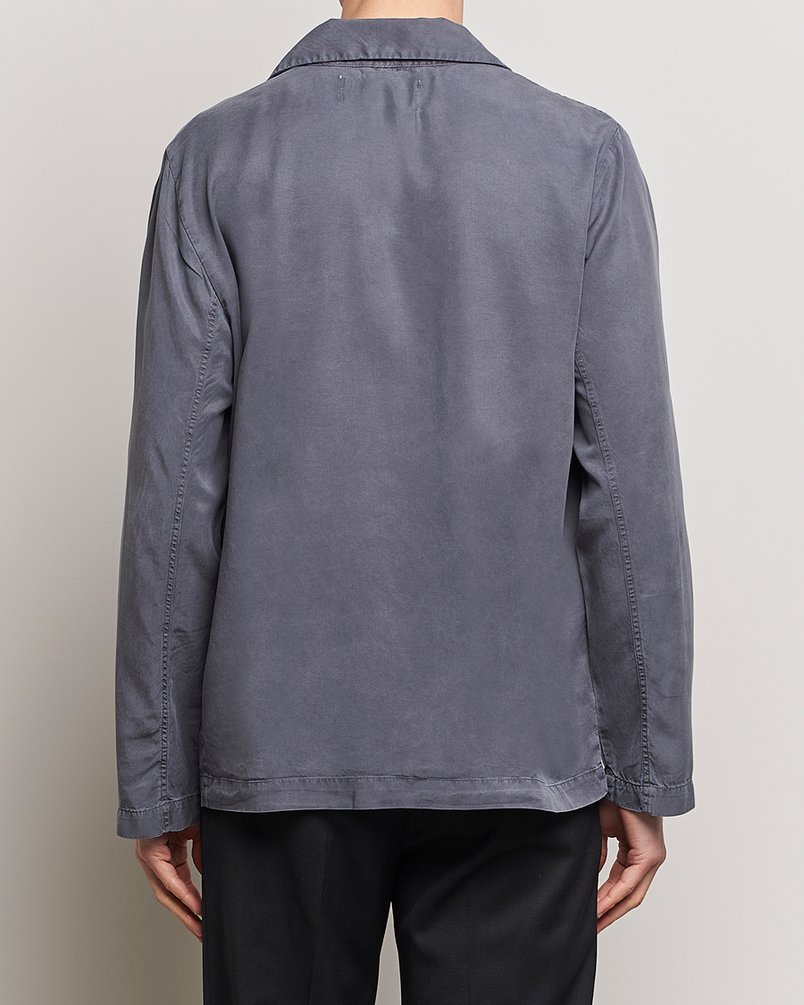 Homme | Chemises | A Day's March | Chase Camp Collar Lyocell Shirt Dark Grey
