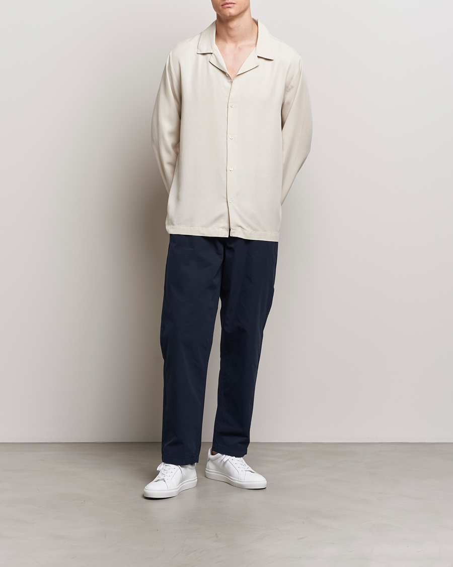 Homme | Chemises | A Day's March | Chase Camp Collar Lyocell Shirt Oyster