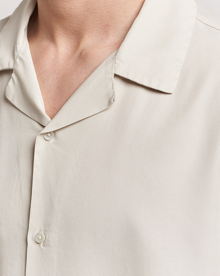 Homme | Chemises | A Day's March | Chase Camp Collar Lyocell Shirt Oyster