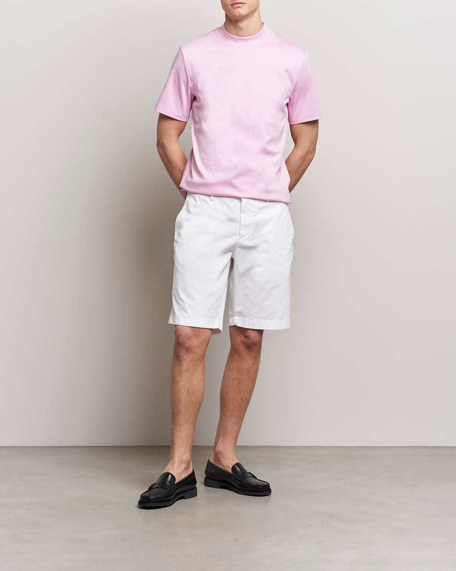 Homme | Shorts | J.Lindeberg | Nathan Cloud Satin Shorts White