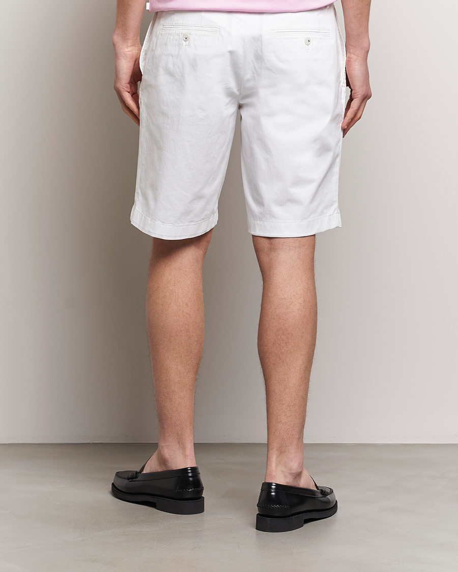 Homme | Shorts | J.Lindeberg | Nathan Cloud Satin Shorts White