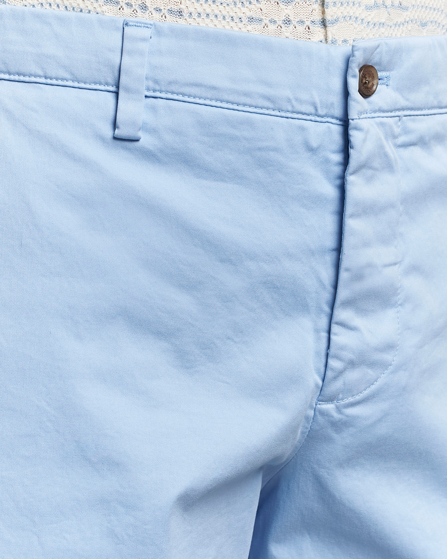 Homme | Shorts | J.Lindeberg | Nathan Cloud Satin Shorts Chambray Blue