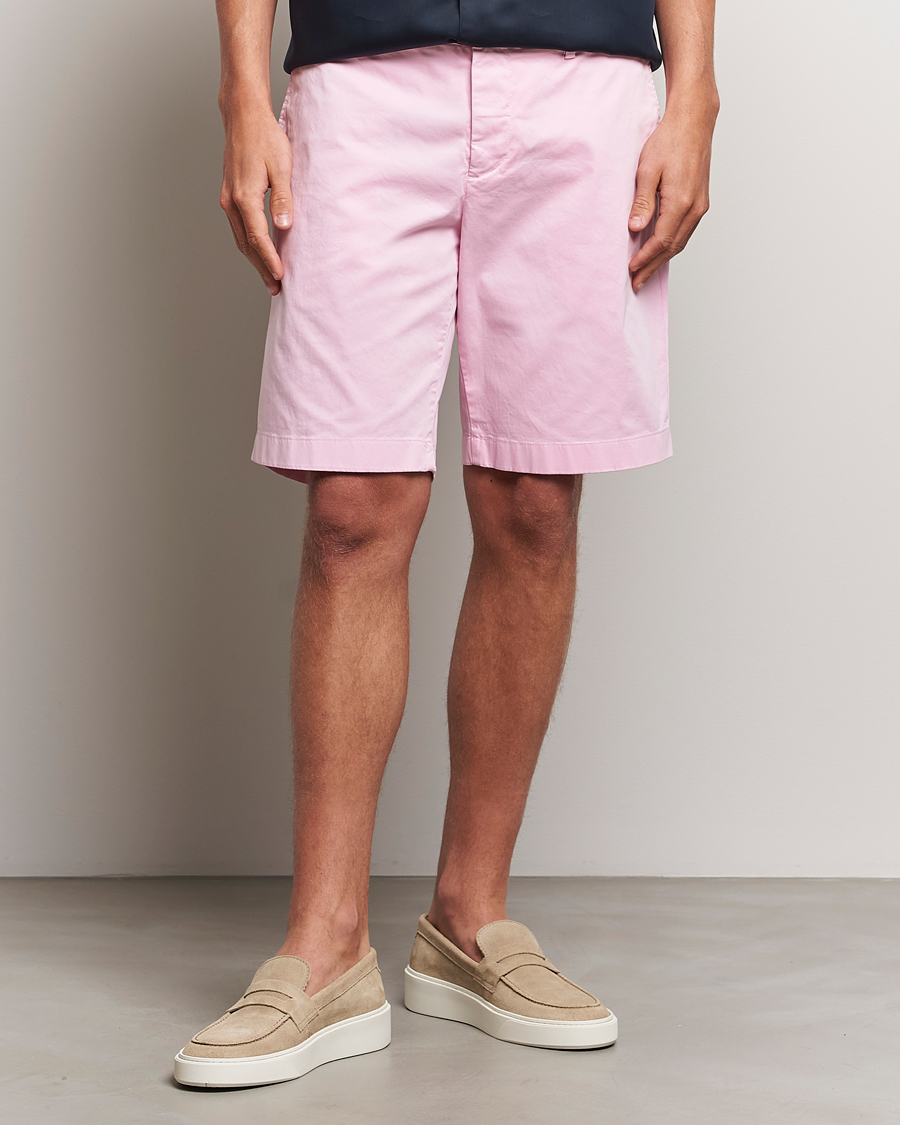 Homme | Nouveautés | J.Lindeberg | Nathan Cloud Satin Shorts Pink Lavender