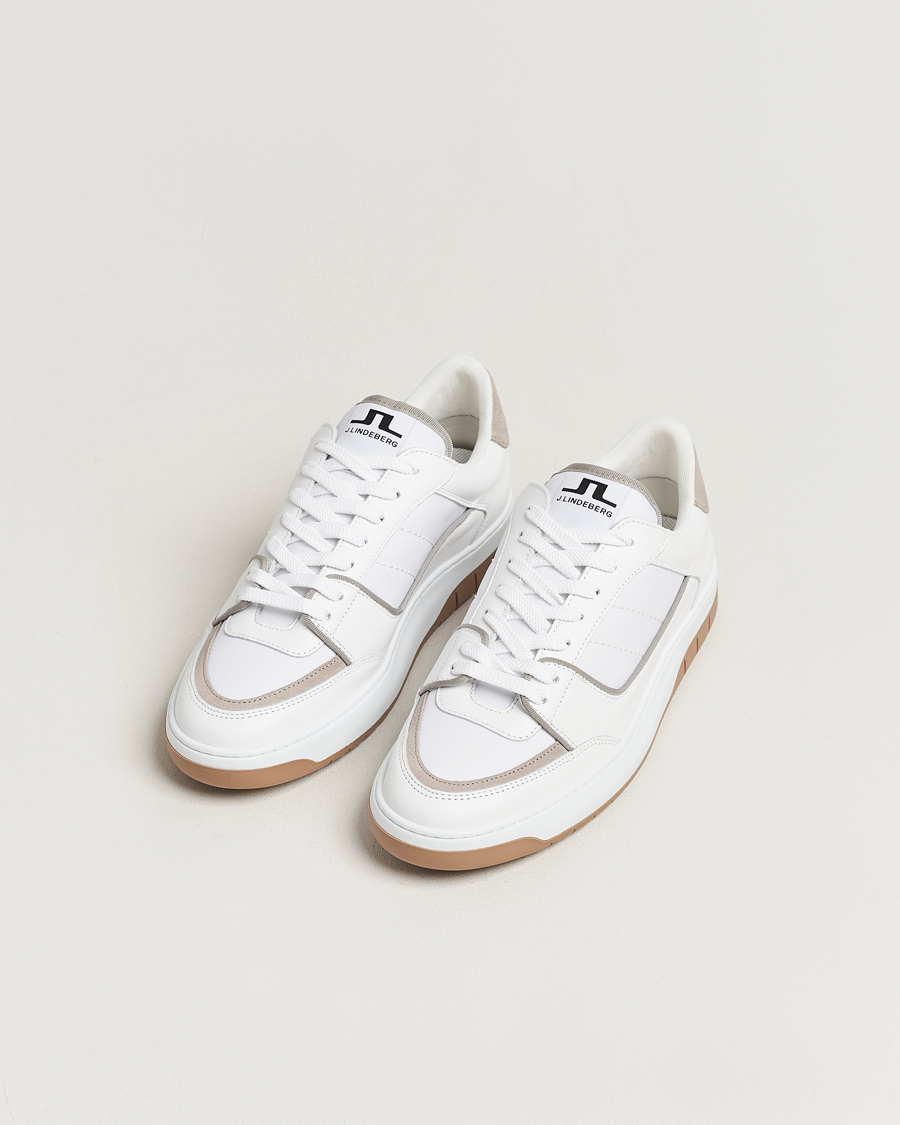 Homme | Baskets Blanches | J.Lindeberg | Cobe Tennis Sneaker White