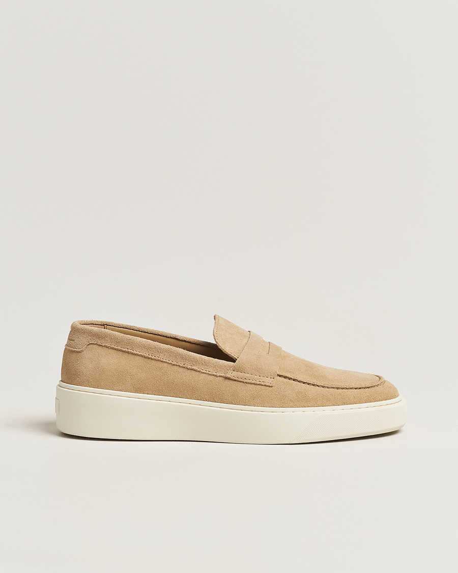 Homme | J.Lindeberg Mauri Suede Loafer Safari Beige | J.Lindeberg | Mauri Suede Loafer Safari Beige