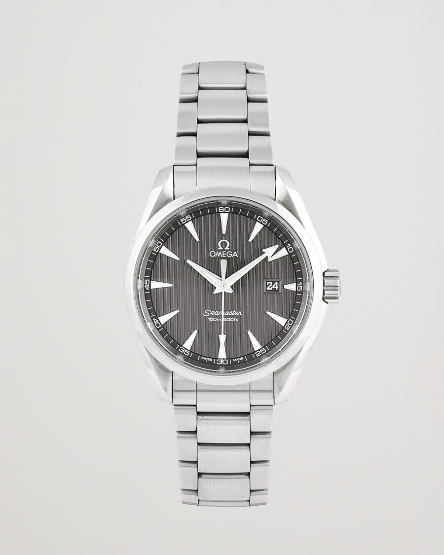 Homme | Omega Pre-Owned Seamaster Aqua Terra Silver | Omega Pre-Owned | Seamaster Aqua Terra Silver