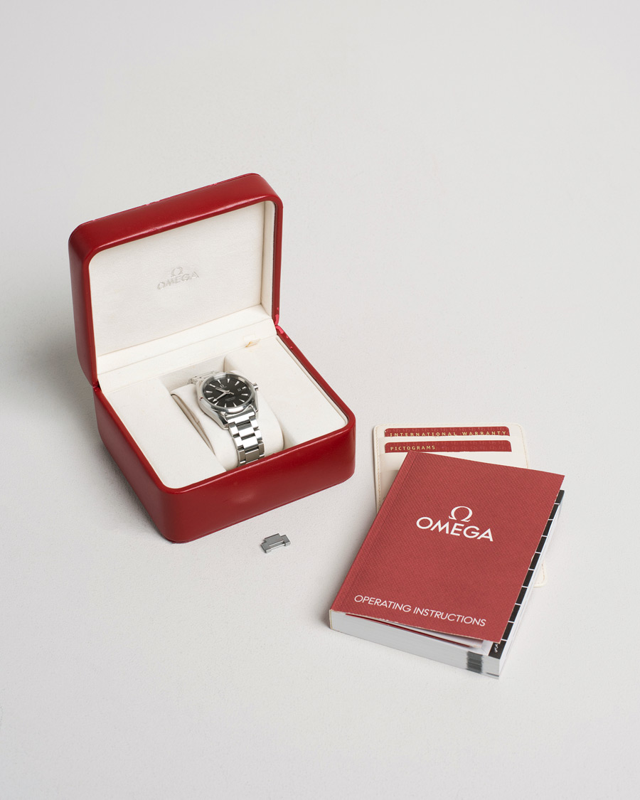 Homme | Omega Pre-Owned Seamaster Aqua Terra Silver | Omega Pre-Owned | Seamaster Aqua Terra Silver