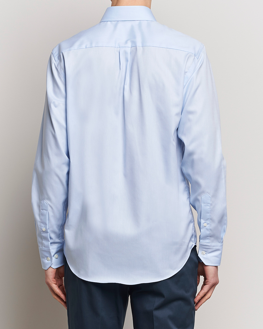 Homme | Chemises | Oscar Jacobson | Reg Fit Cut Away Non Iron Twill Light Blue