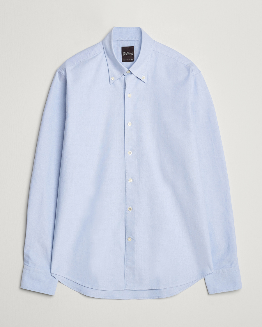 Homme | Chemises | Oscar Jacobson | Reg Fit BD Casual Oxford Light Blue