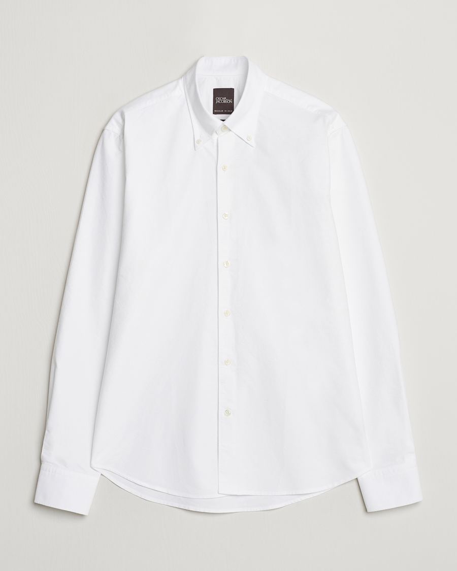 Homme | Chemises | Oscar Jacobson | Reg Fit BD Casual Oxford Optical White