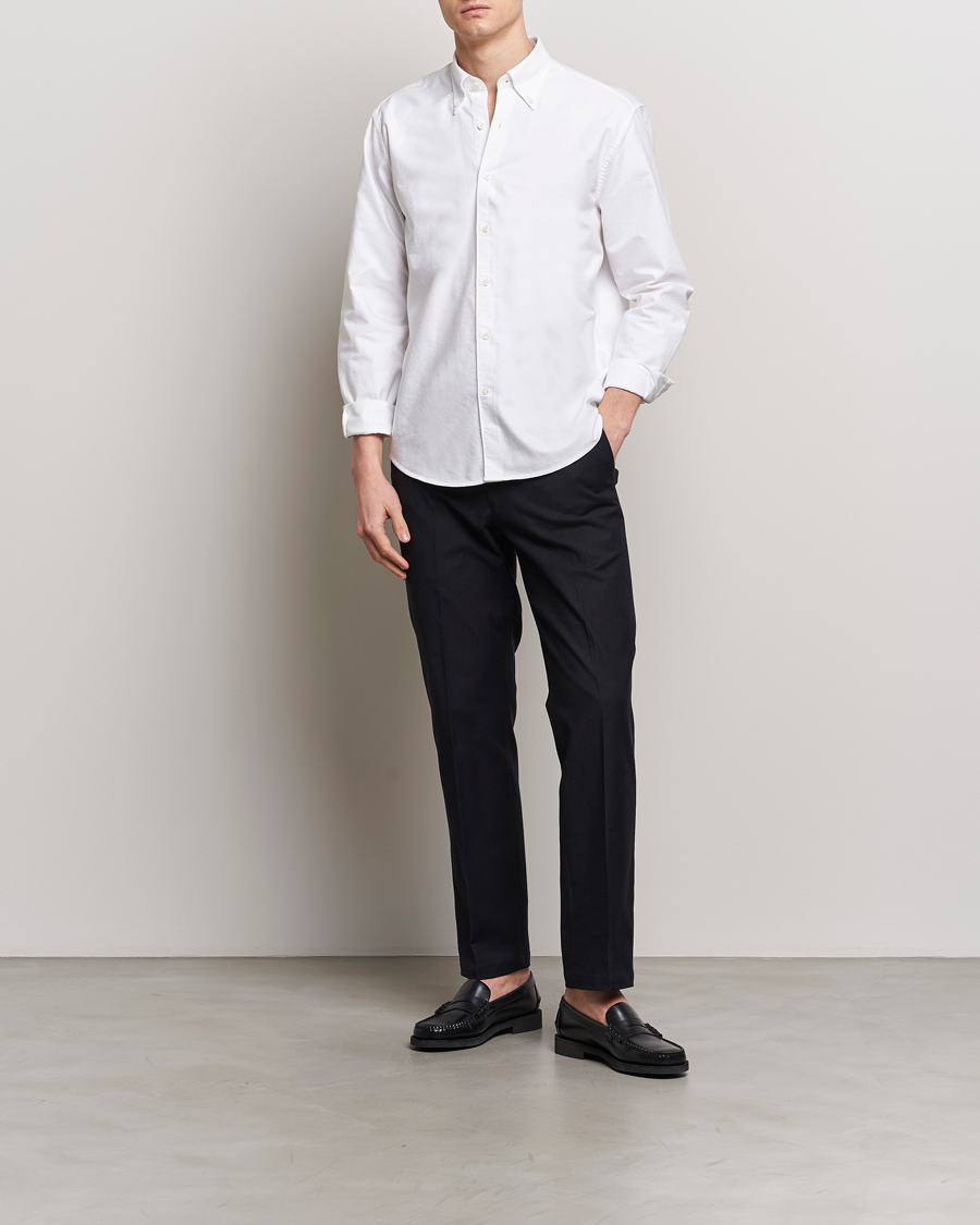Homme | Chemises | Oscar Jacobson | Reg Fit BD Casual Oxford Optical White