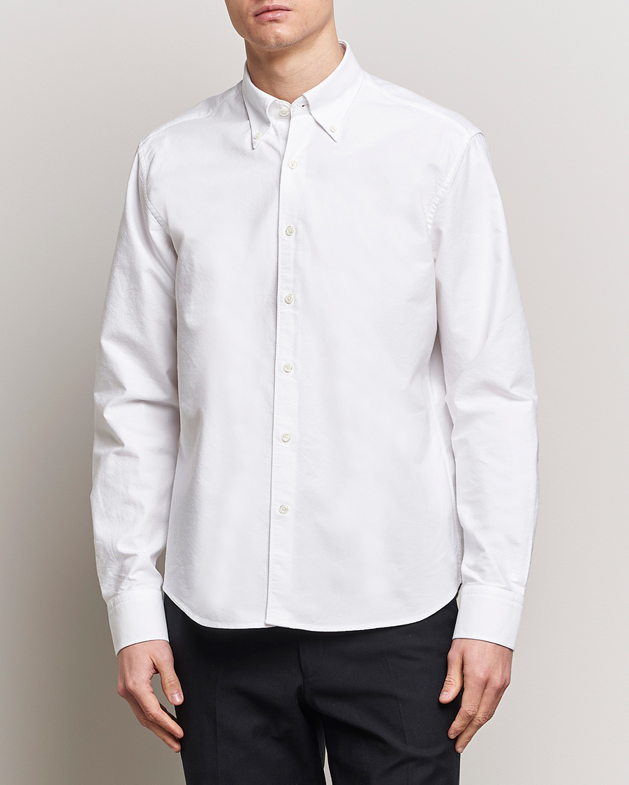Homme | Chemises | Oscar Jacobson | Reg Fit BD Casual Oxford Optical White