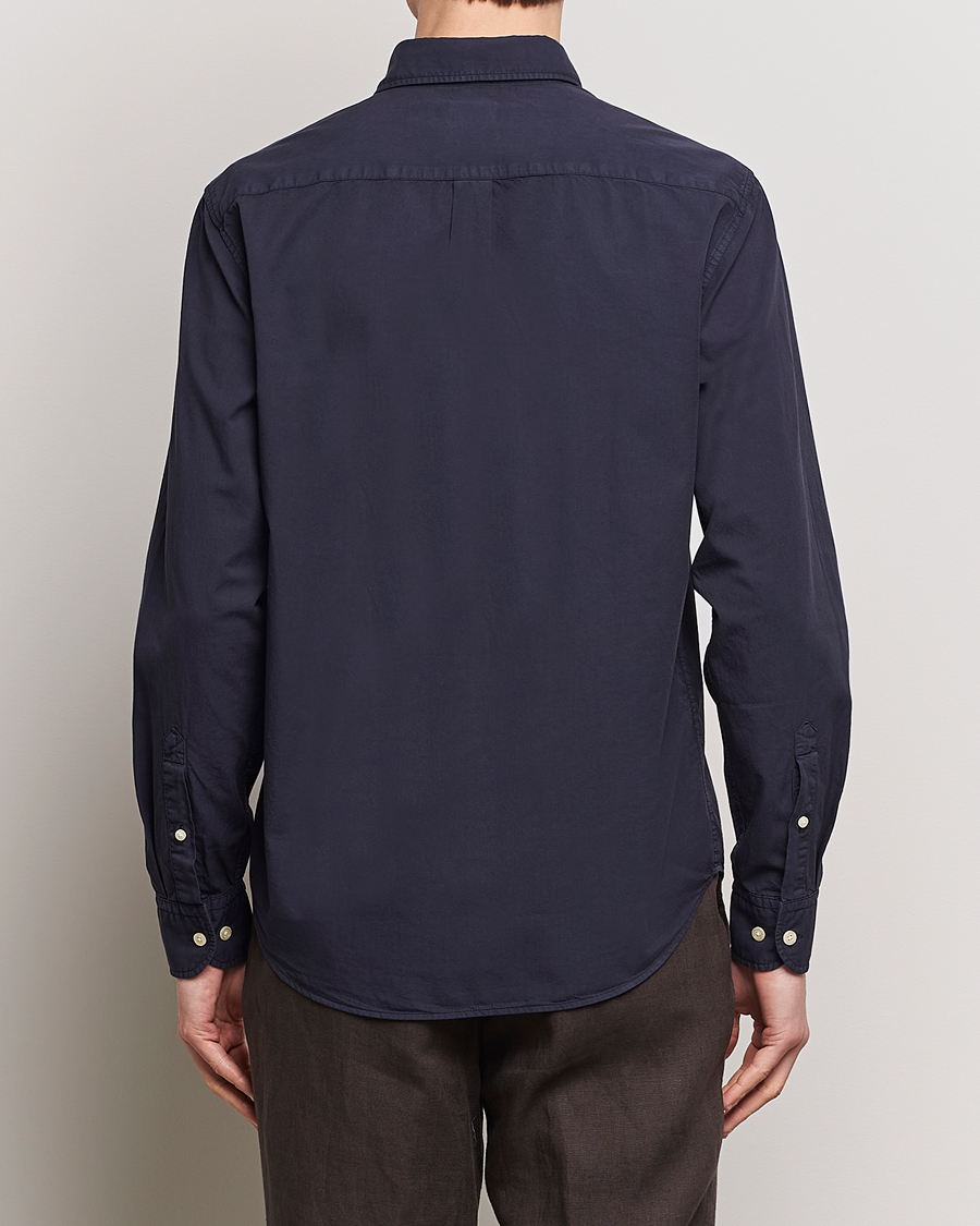 Homme | Chemises | Oscar Jacobson | Reg Fit Wide Spread C GD Twill Night Blue