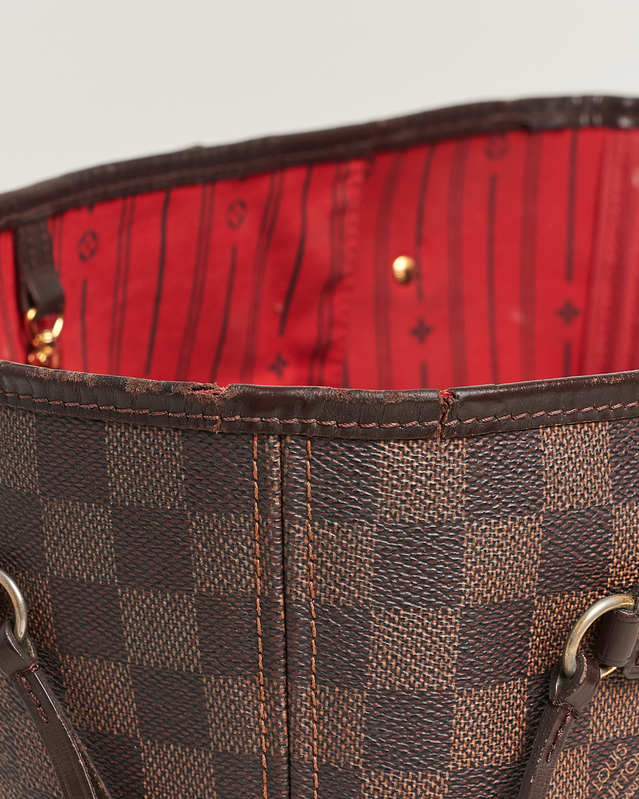 Homme | Louis Vuitton Pre-Owned Neverfull MM Totebag Damier Ebene | Louis Vuitton Pre-Owned | Neverfull MM Totebag Damier Ebene