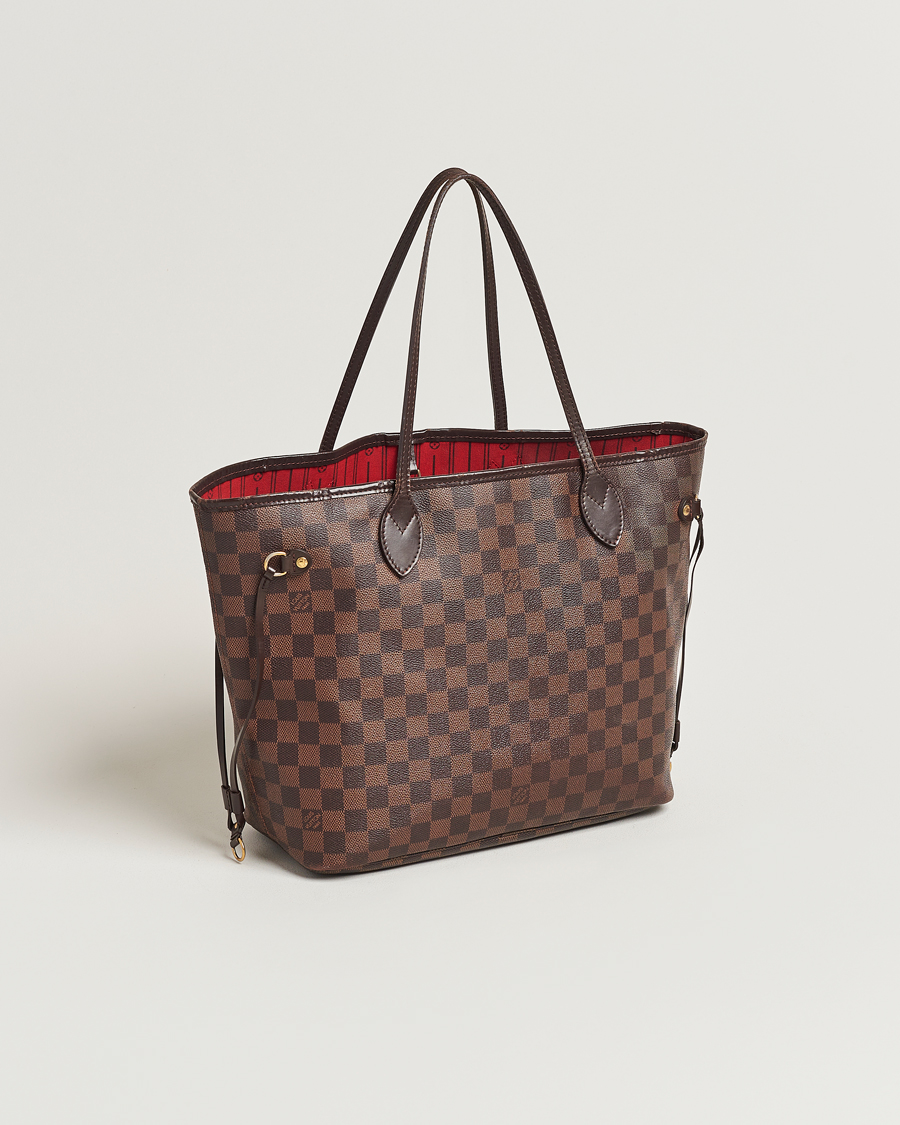 Homme | Louis Vuitton Pre-Owned Neverfull MM Totebag Damier Ebene | Louis Vuitton Pre-Owned | Neverfull MM Totebag Damier Ebene