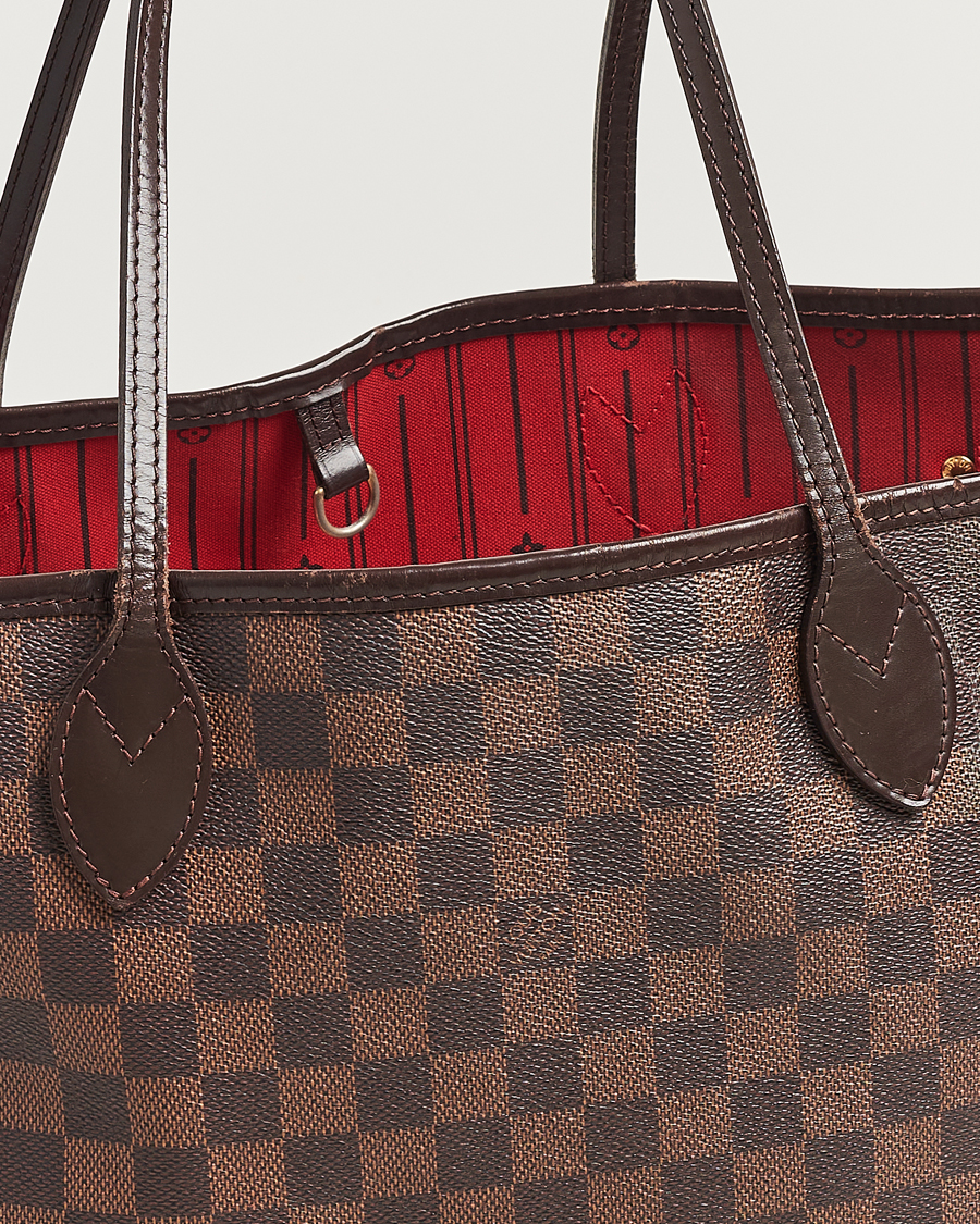 Homme | Louis Vuitton Pre-Owned Neverfull MM Totebag Damier Ebene | Louis Vuitton Pre-Owned | Neverfull MM Totebag Damier Ebene