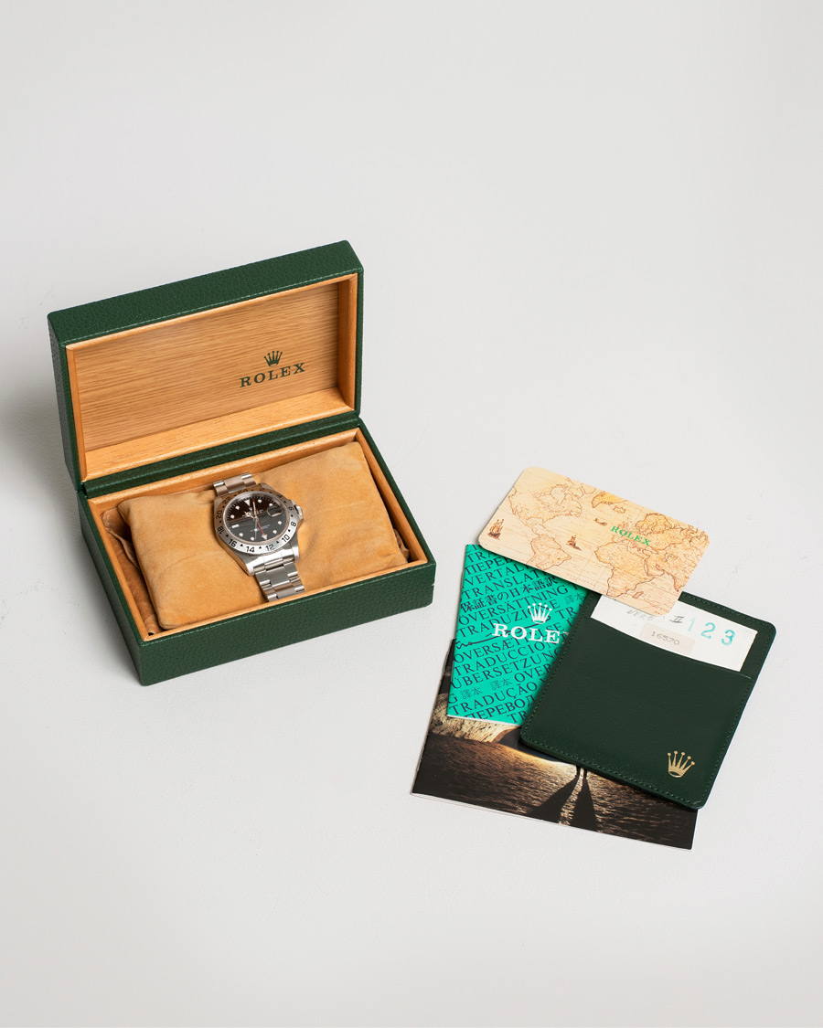 Homme | Rolex Pre-Owned Explorer II 16570 Silver | Rolex Pre-Owned | Explorer II 16570 Silver