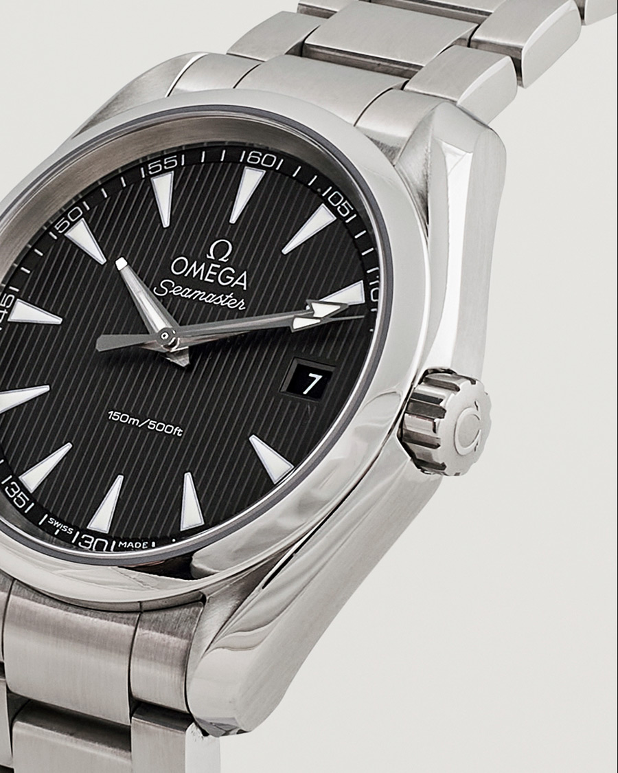 Homme | Omega Pre-Owned Seamaster Aqua Terra Silver | Omega Pre-Owned | Seamaster Aqua Terra Silver