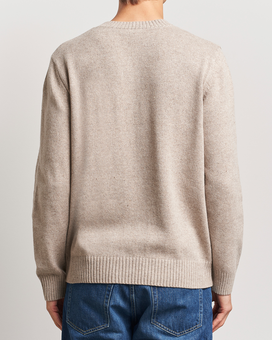 Homme | Pulls Et Tricots | A.P.C. | Pull Lucien Wool Knitted Sweater Beige