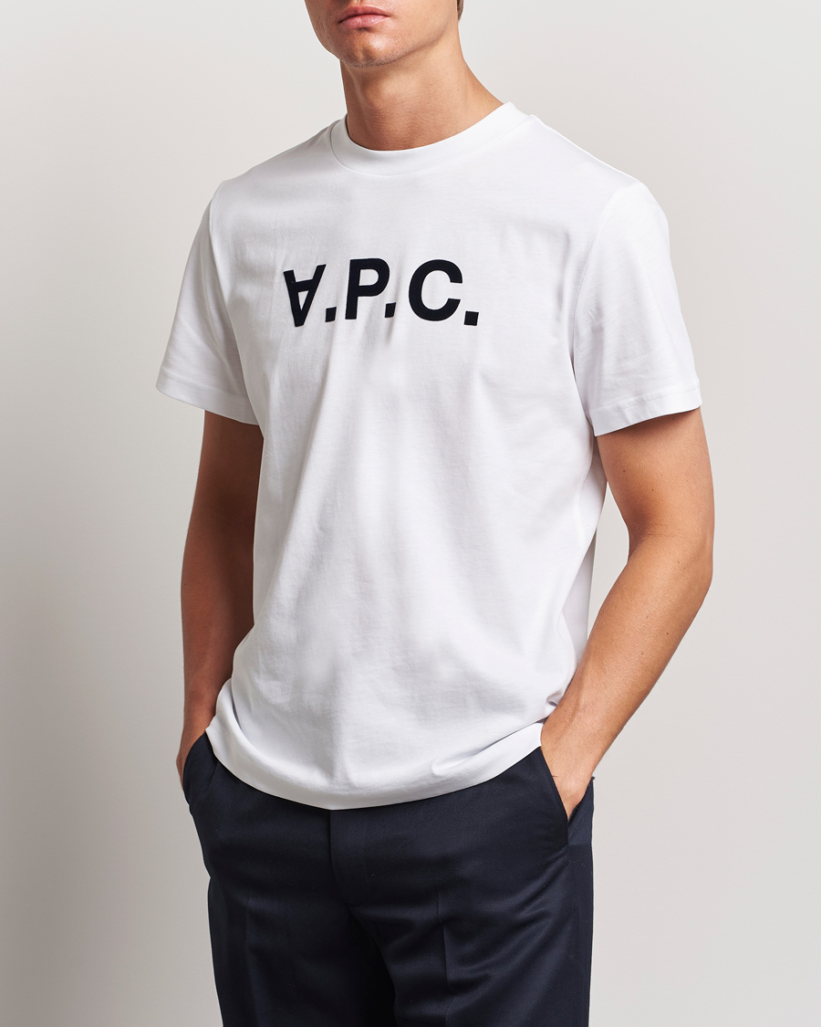 Homme | A.P.C. | A.P.C. | VPC T-Shirt White/Dark Navy